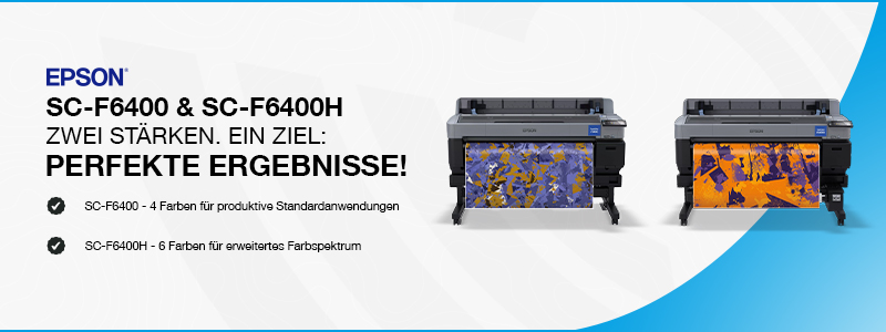 Epson SureColor SC-F6400 und Epson SureColor SC-F6400H